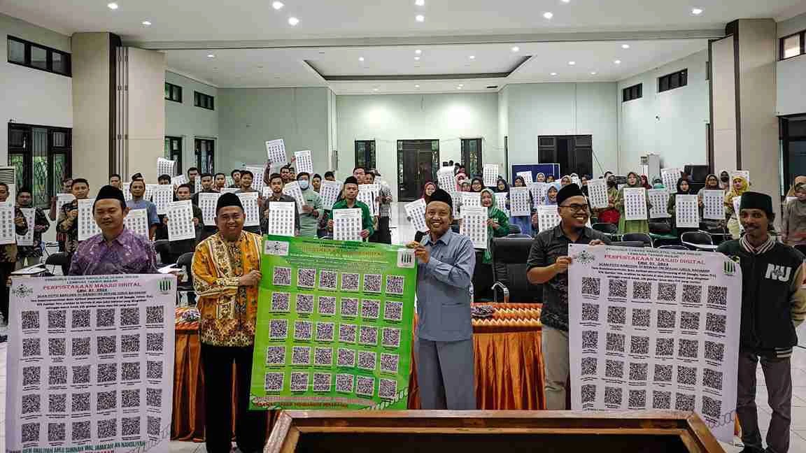 Syiarkan Aswaja, LTMNU Gresik Luncurkan Perpustakaan Masjid Digital